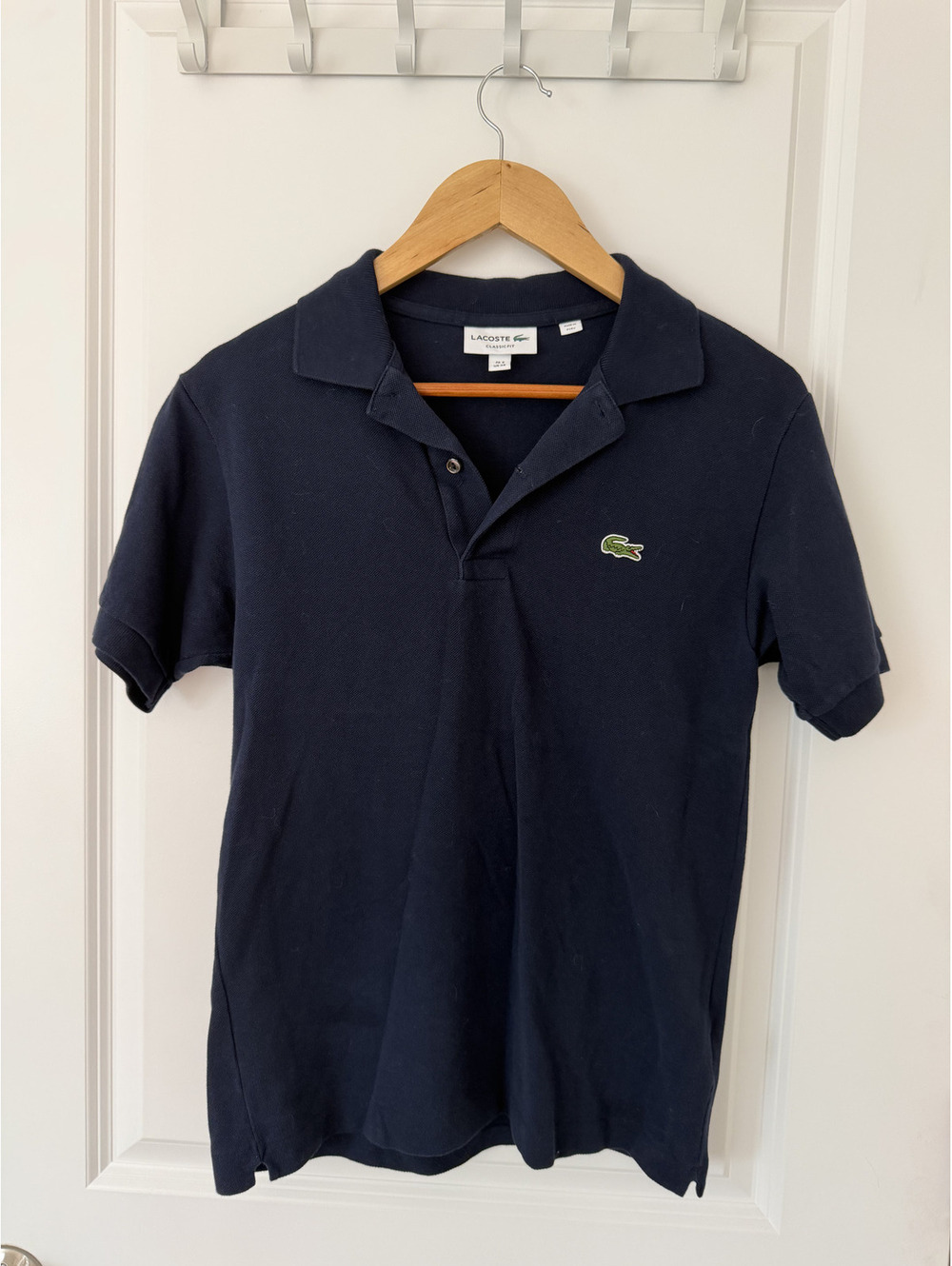 Lacoste Classic Fit Navy Blue Polo Shirt
